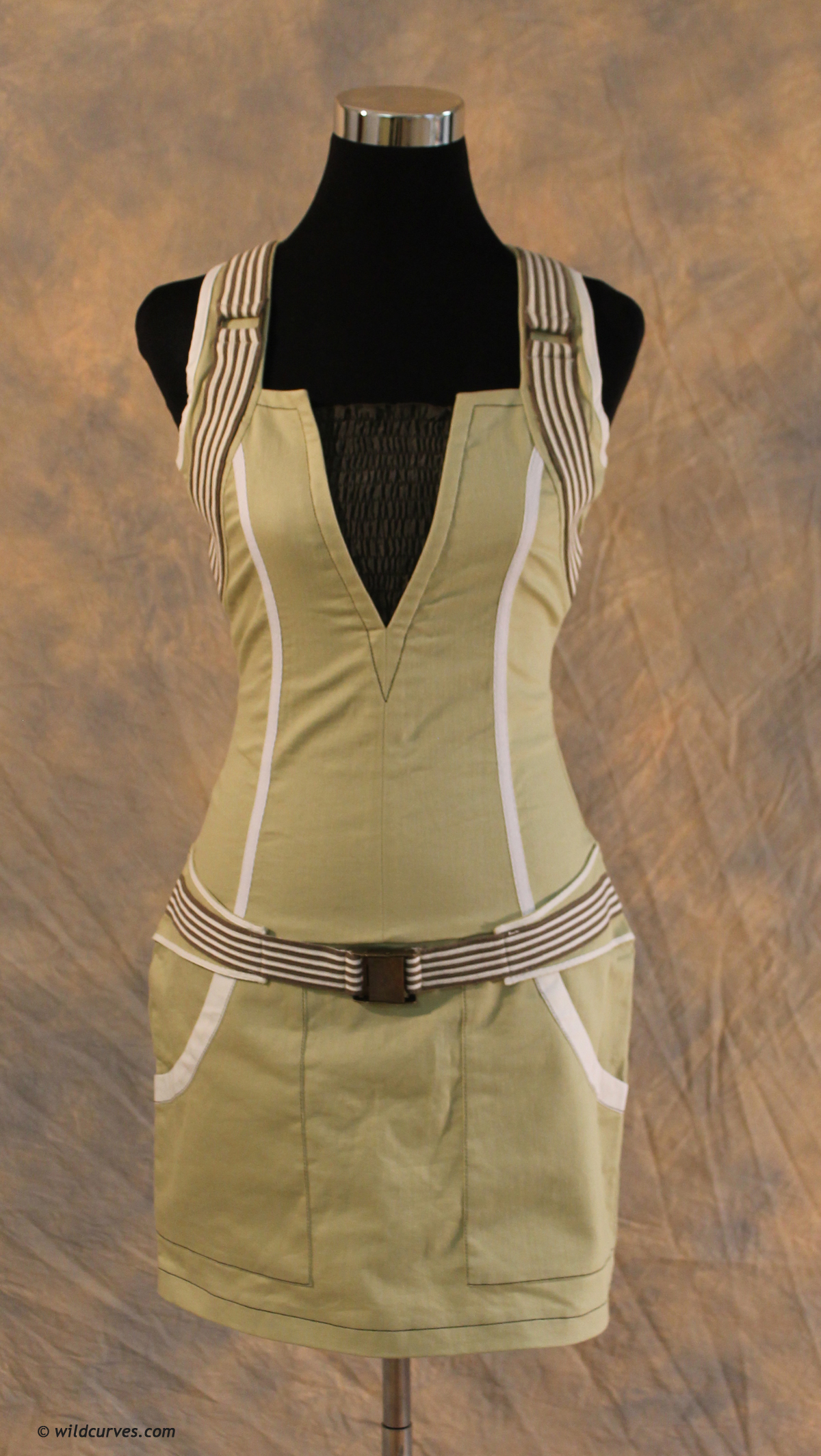 Angels Never Die Buckled Mini Dress