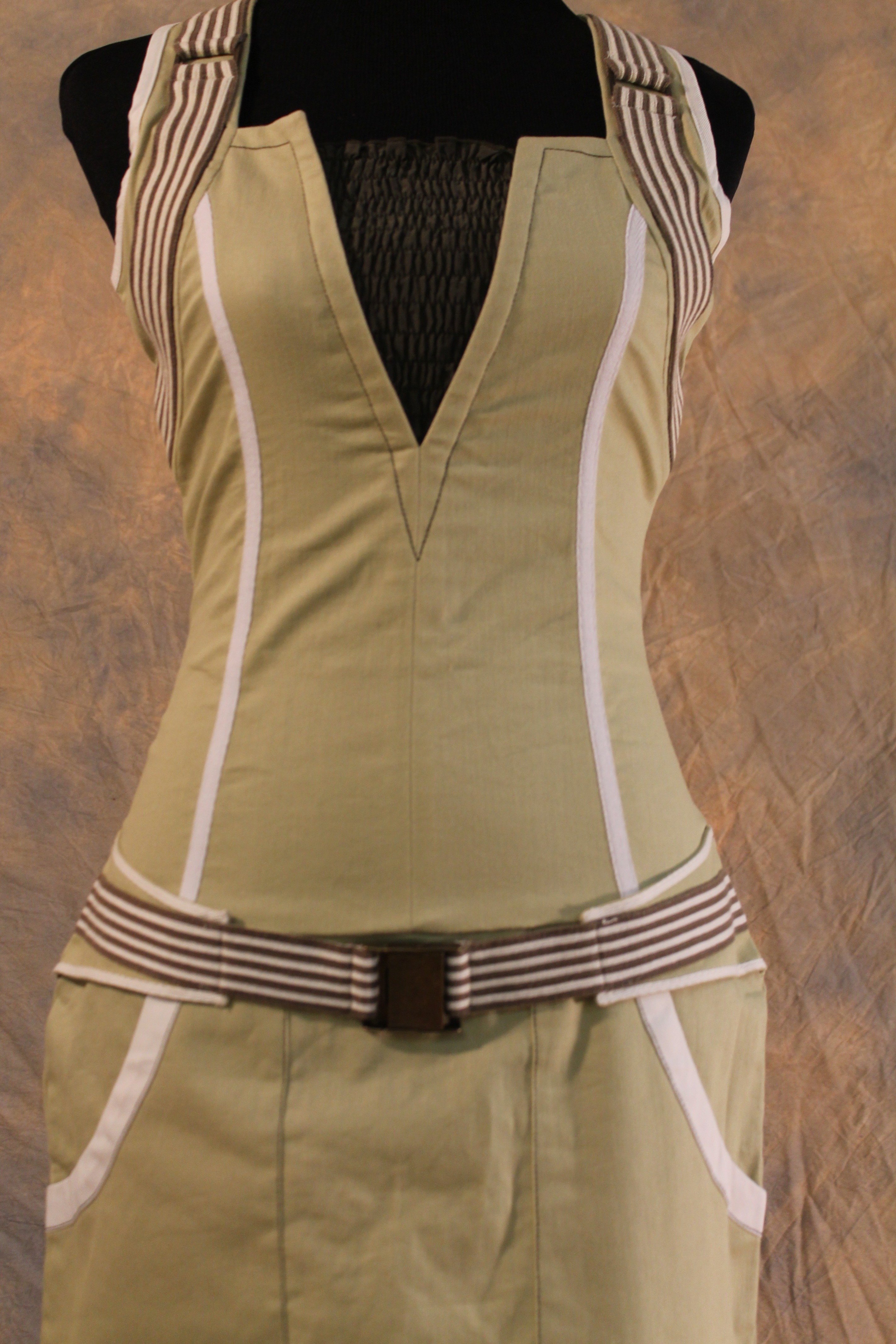 Angels Never Die Buckled Mini Dress