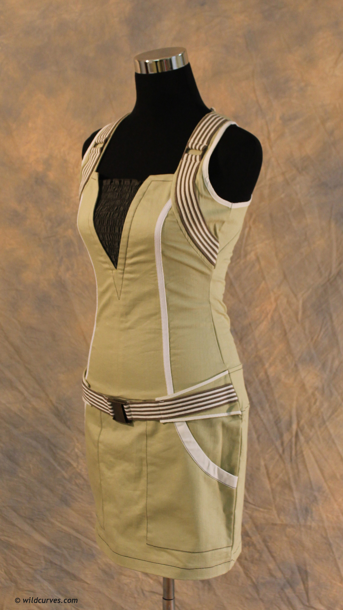 Angels Never Die Buckled Mini Dress