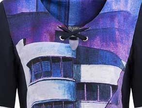 Simply Art Dolcezza: Sandycove Harbor Abstract Art Flared Dress/Tunic SOLD OUT