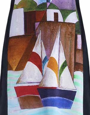 Simply Art Dolcezza: Sandycove Harbor Abstract Art Flared Dress/Tunic SOLD OUT