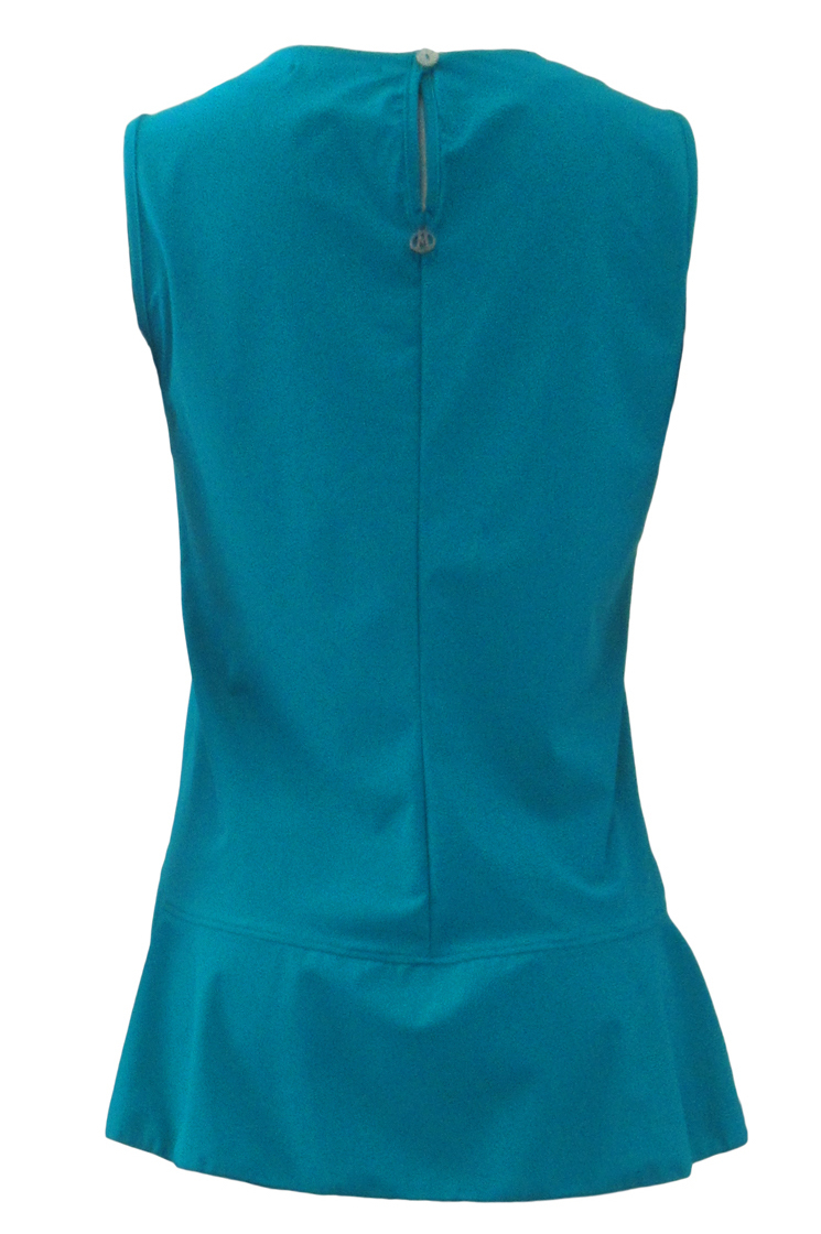 Maloka: California Sunset Asymmetrical Flounce Tunic (Many Colors!)