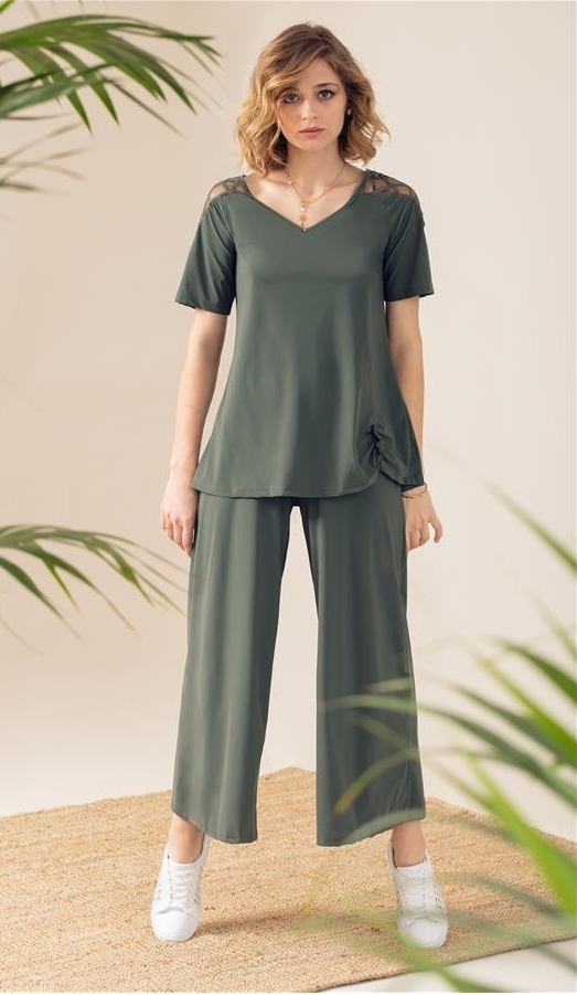 Maloka: High Waist Wide Leg Cropped Pants (Many Colors!)