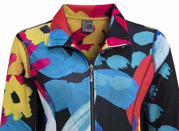 Simply Art Dolcezza: Intense Garden Of Zen Abstract Art Zip Jacket (1 Left!)
