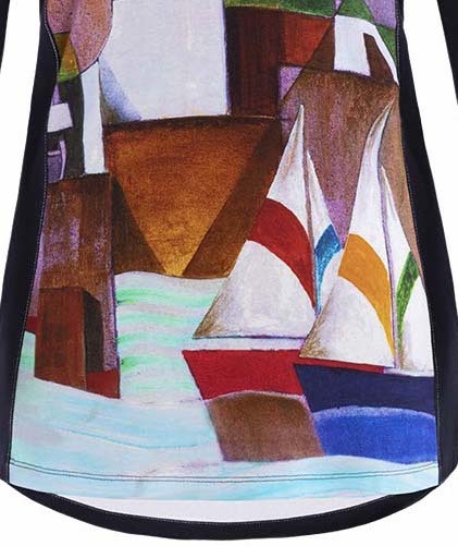 Simply Art Dolcezza: Sandycove Harbor Abstract Art Flared Tunic