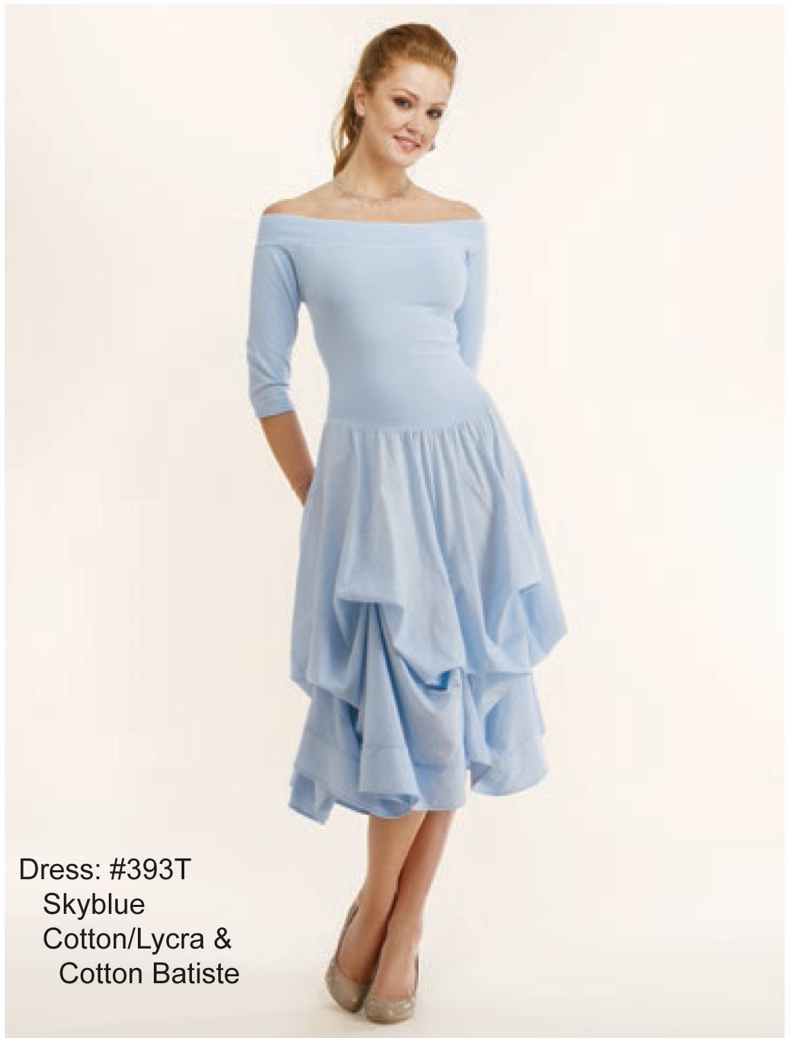 Luna Luz: Tied & Dyed Off The Shoulder Godet Dress (Many Colors, Some Ship Immed & Without Ties Available!)