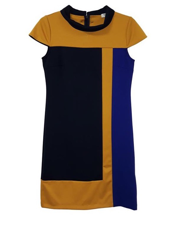 Paul Brial: Red Passion Colorblock Dress (More Colors!)