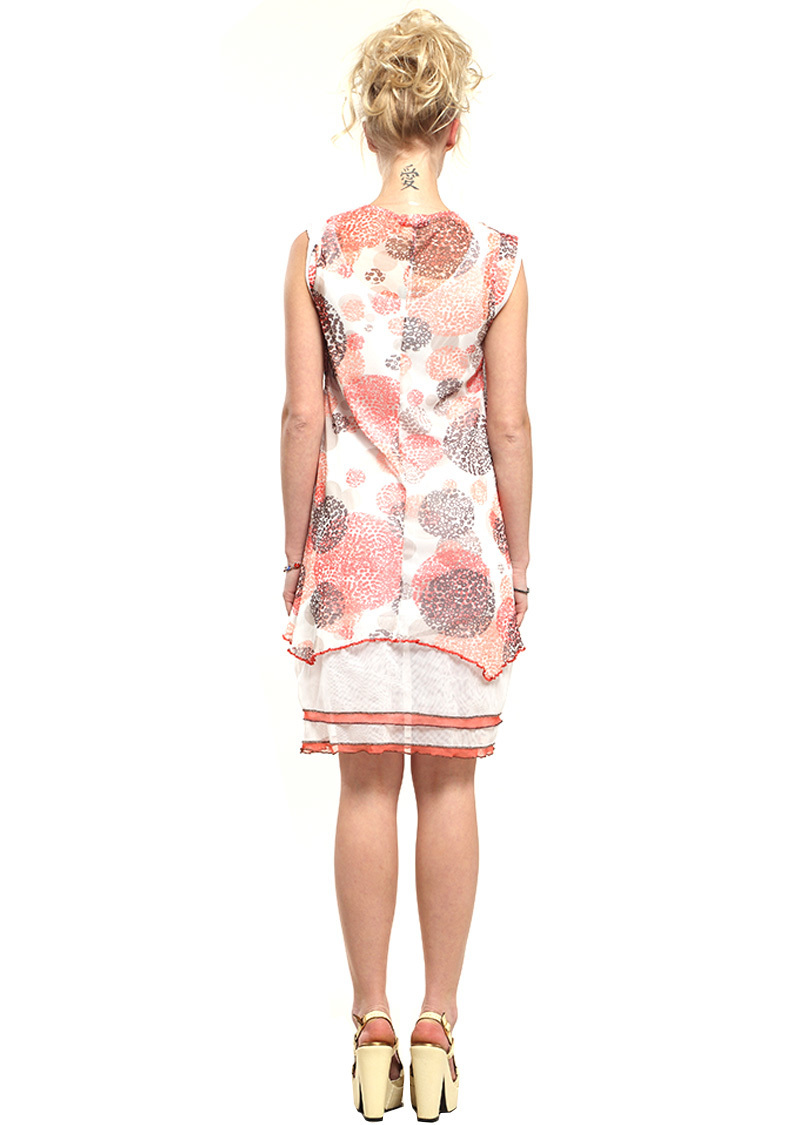 Double Jeu Paris: Sexy Sea Shells Dress (In Coral & Turquoise)