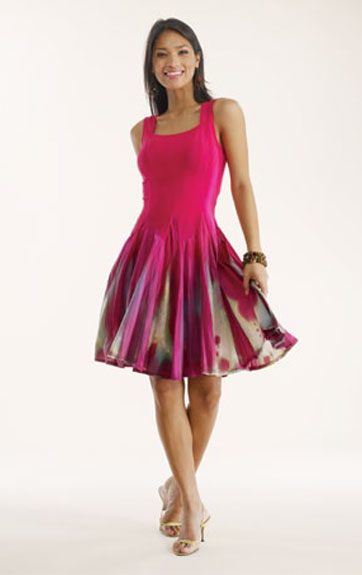 Luna Luz: Sensual Feather Dyed Dress (More Colors, Some Ship Immed!)