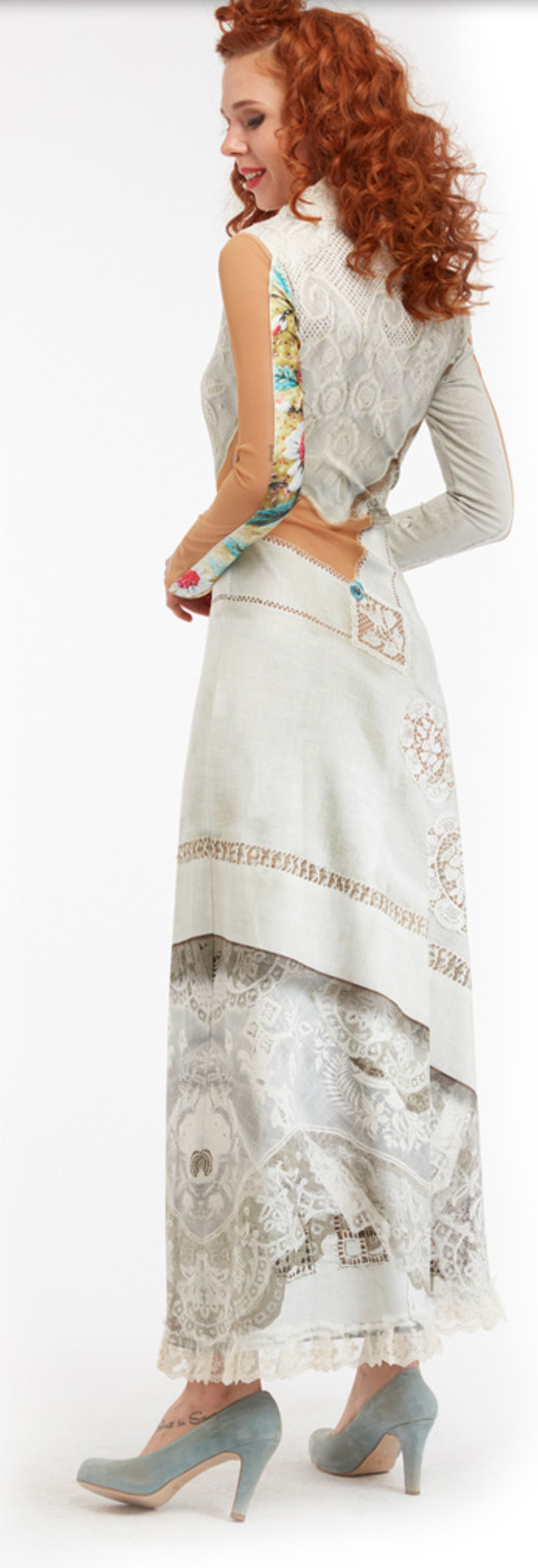 IPNG: Asymmetrical Snapshot Of Poetic Layers Illusion Dress