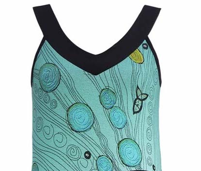 Dolcezza Simply Art: Mermaid Dreamings Flared Art Dress (1 Left!)