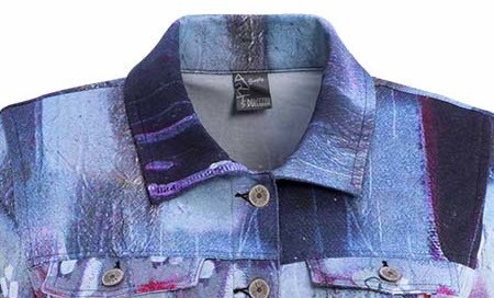 Simply Art Dolcezza: Fuschia Candy Storm Abstract Art Jacket SOLD OUT