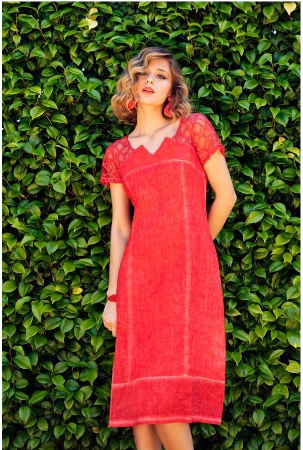 Maloka: Corset Cut Out Boxed Bodice Midi Dress (More Colors!) MK_TRAVIS