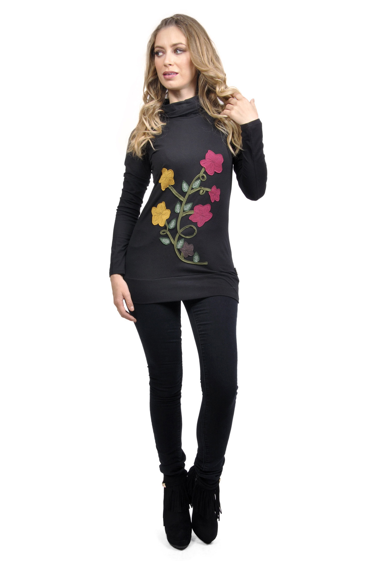 Savage Culture: Chic Rosette Martini Sweater Tunic Olivia (1 Left!)