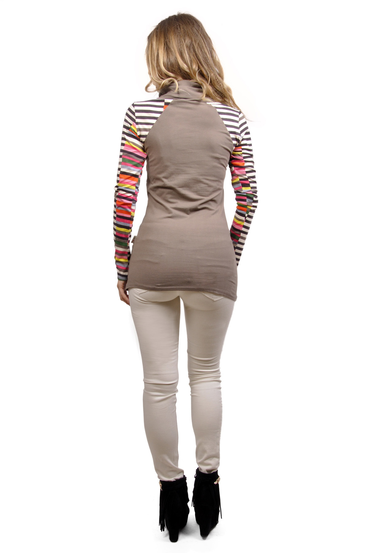 Savage Culture: Luela Color Block Bouquet Tunic (1 Left!)