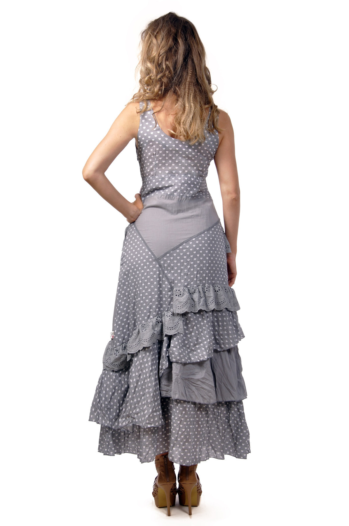 Savage Culture: Lovely Lola Embroidered and Ruffled Long Sundress