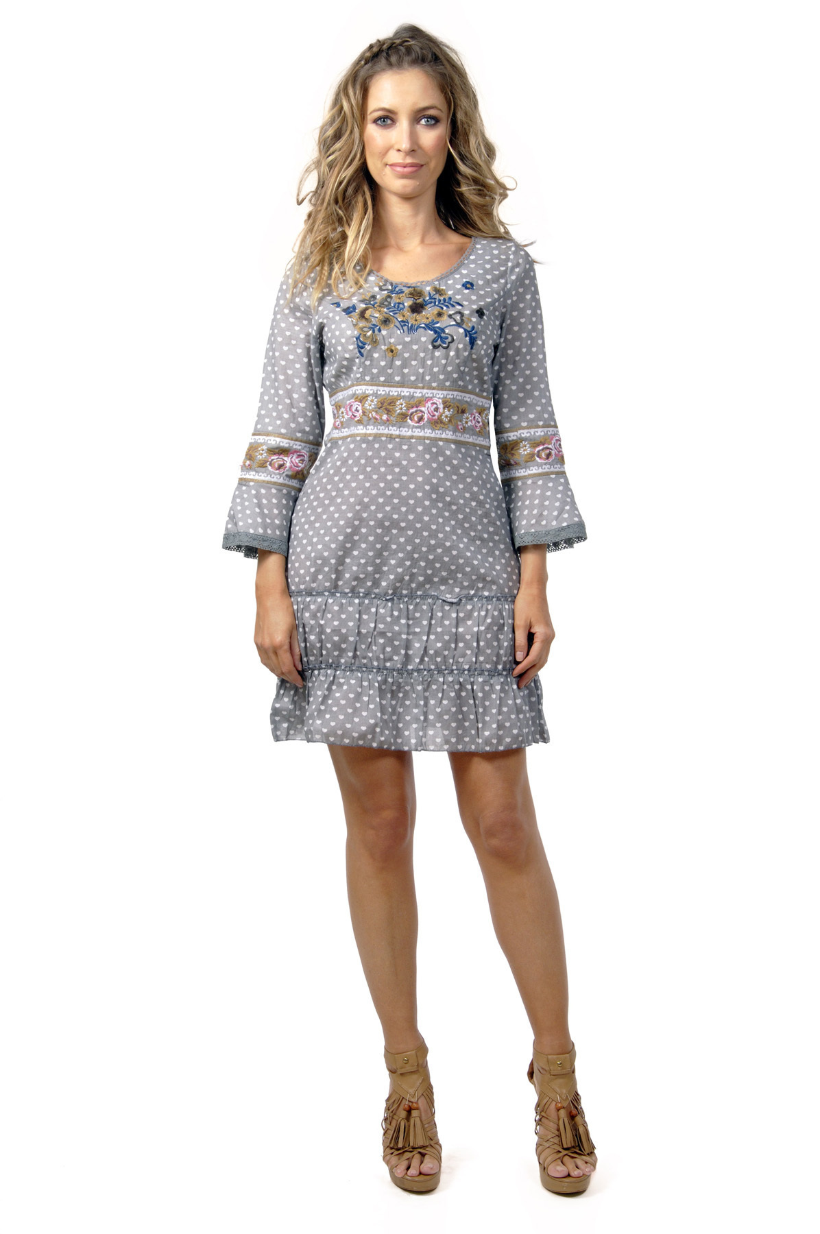 Savage Culture: Lovely Lola Embroidered and Ruffled Sundress