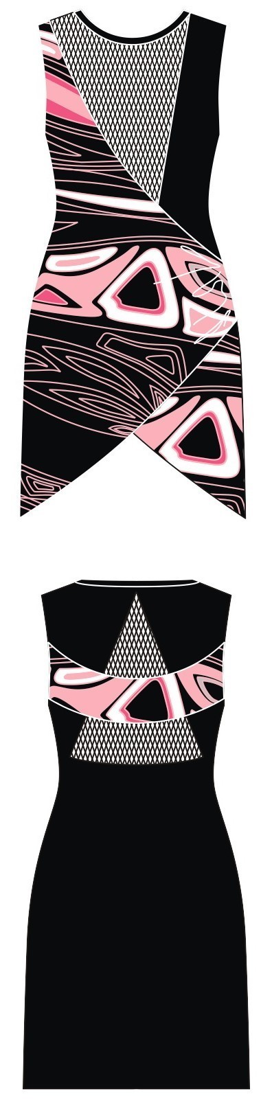 Pygmees Paris: Inverted Tulip Petal Dress (Only Available with Pale Pink Petal Center)