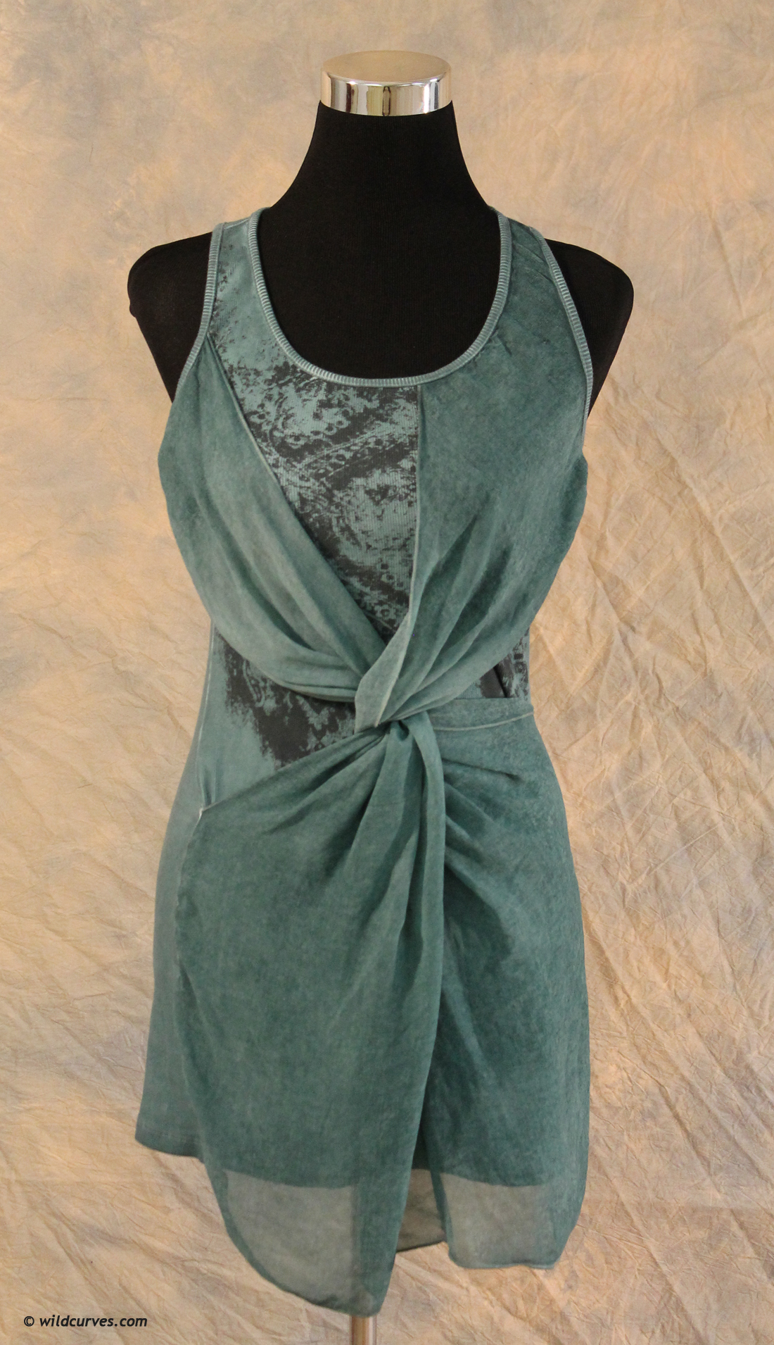 Angels Never Die Chiffon Overlay Tunic (2 Colors) AND_9098