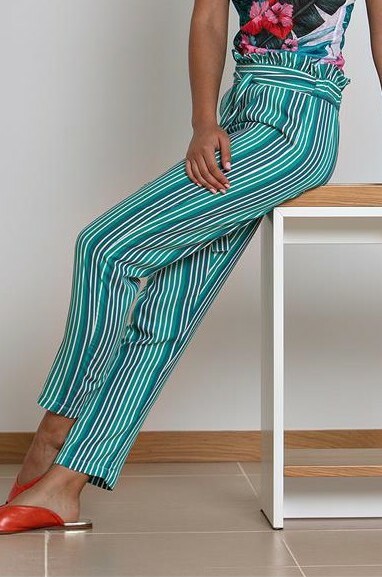 Paul Brial: Belted High Waisted Bamboo Pant (Few Left!) PB_BAMBOU