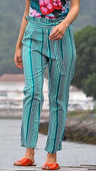 Paul Brial: Belted High Waisted Bamboo Pant (Few Left!)