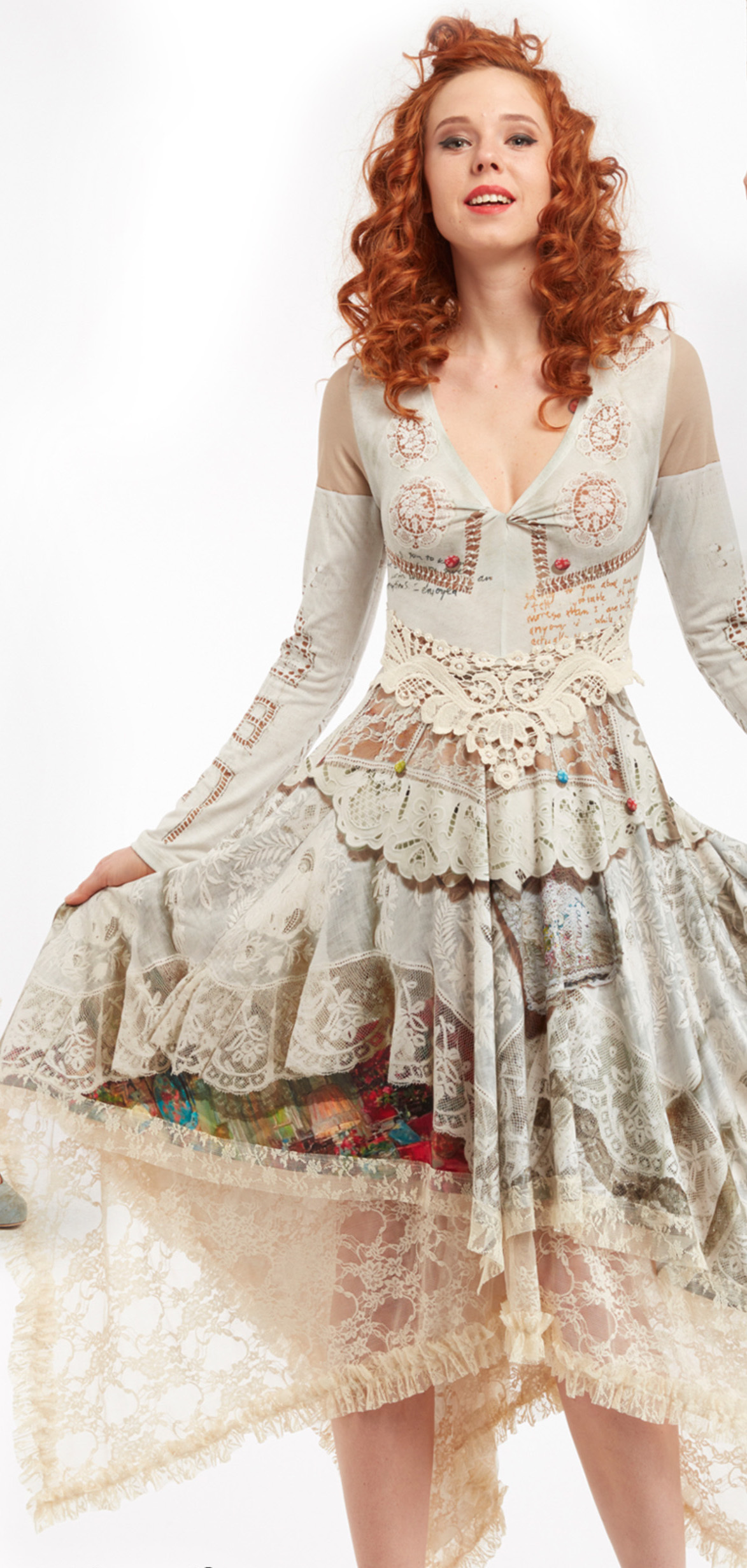 IPNG: Backwards Tuxedo Illusion Gown In Poetic Layers IPNG_PLDFC-068