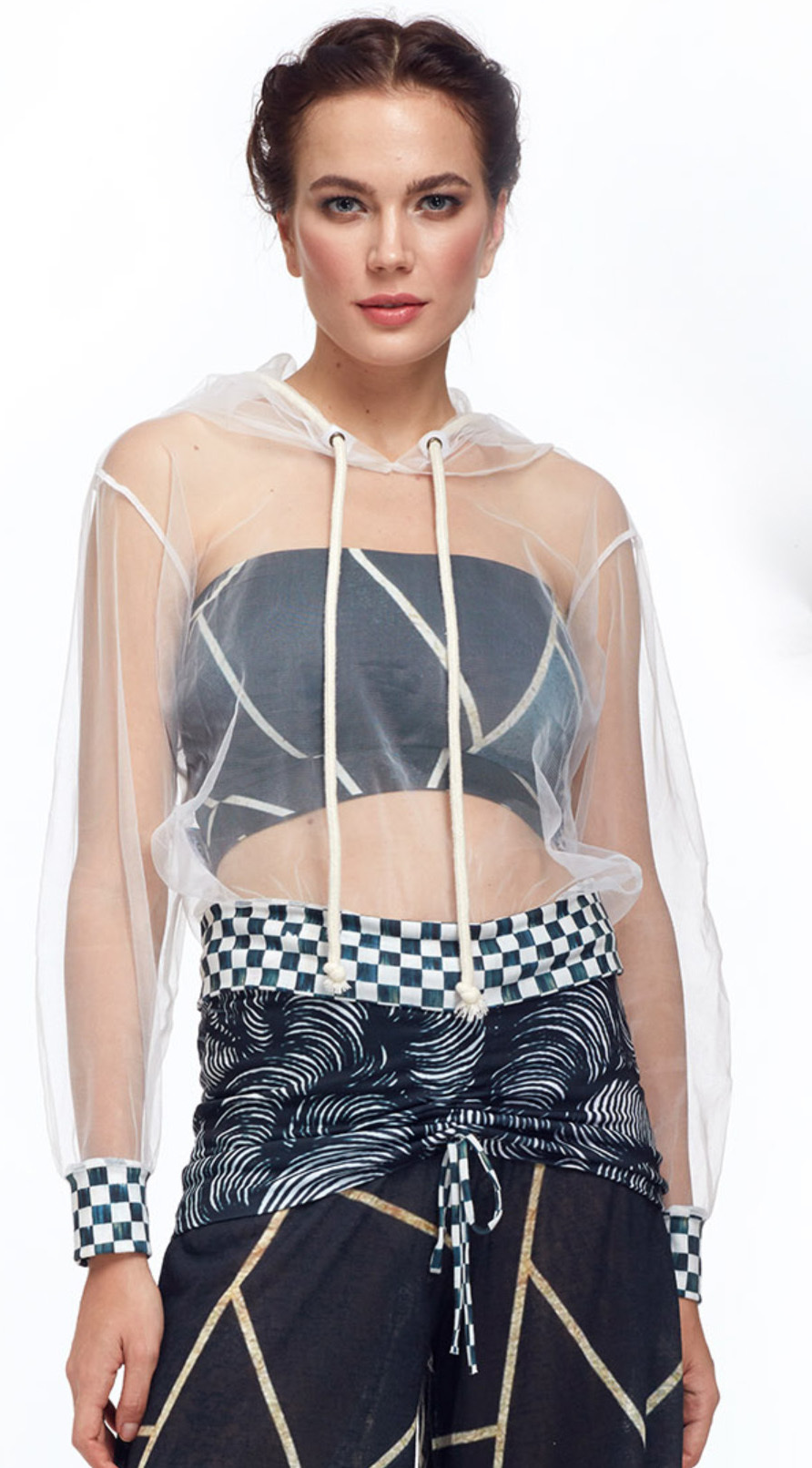 IPNG: Be Seen Clear Checkered Hem Jacket (More Colors!)