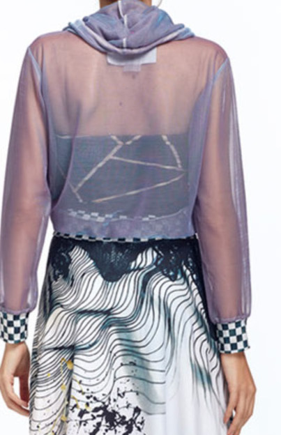 IPNG: Be Seen Clear Checkered Hem Jacket (More Colors!)