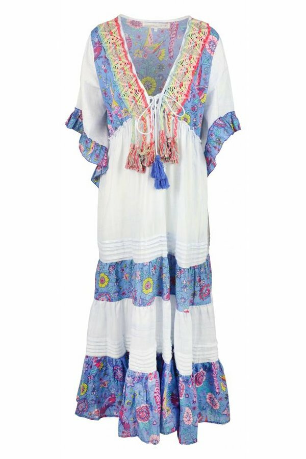 Savage Culture: Flowers Of The Sea Maxi Dress/Cover Up