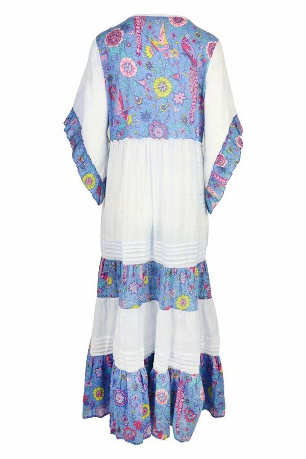 Savage Culture: Flowers Of The Sea Maxi Dress/Cover Up
