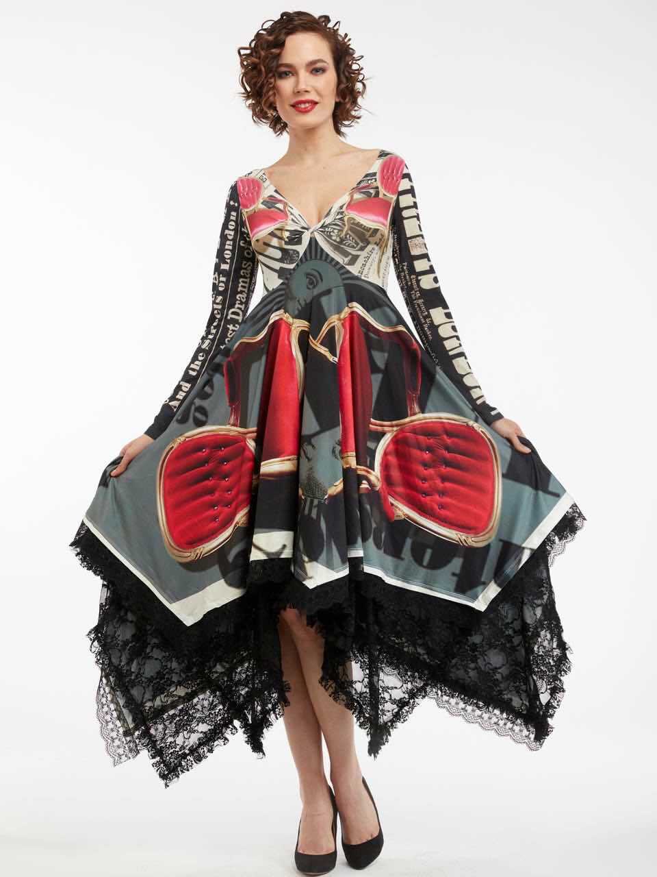 IPNG: Eye Candy Furniture Gossips Dress Four Corners (Some Ship Immed!) IPNG_FGDFC-100