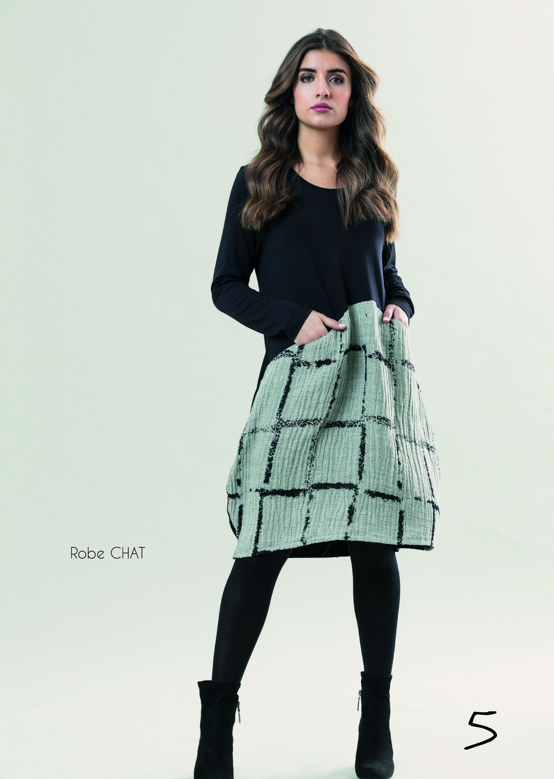 G!oze France: Bubble Chat Pocket Midi Dress (Few Left!)