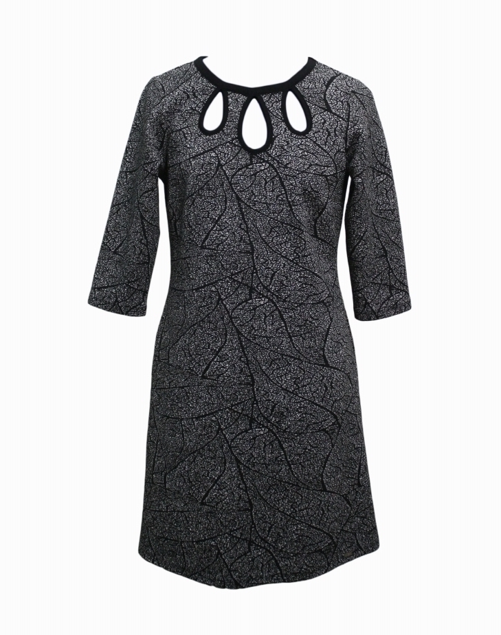 Maloka: Tulip Tears Jacquard Midi Dress