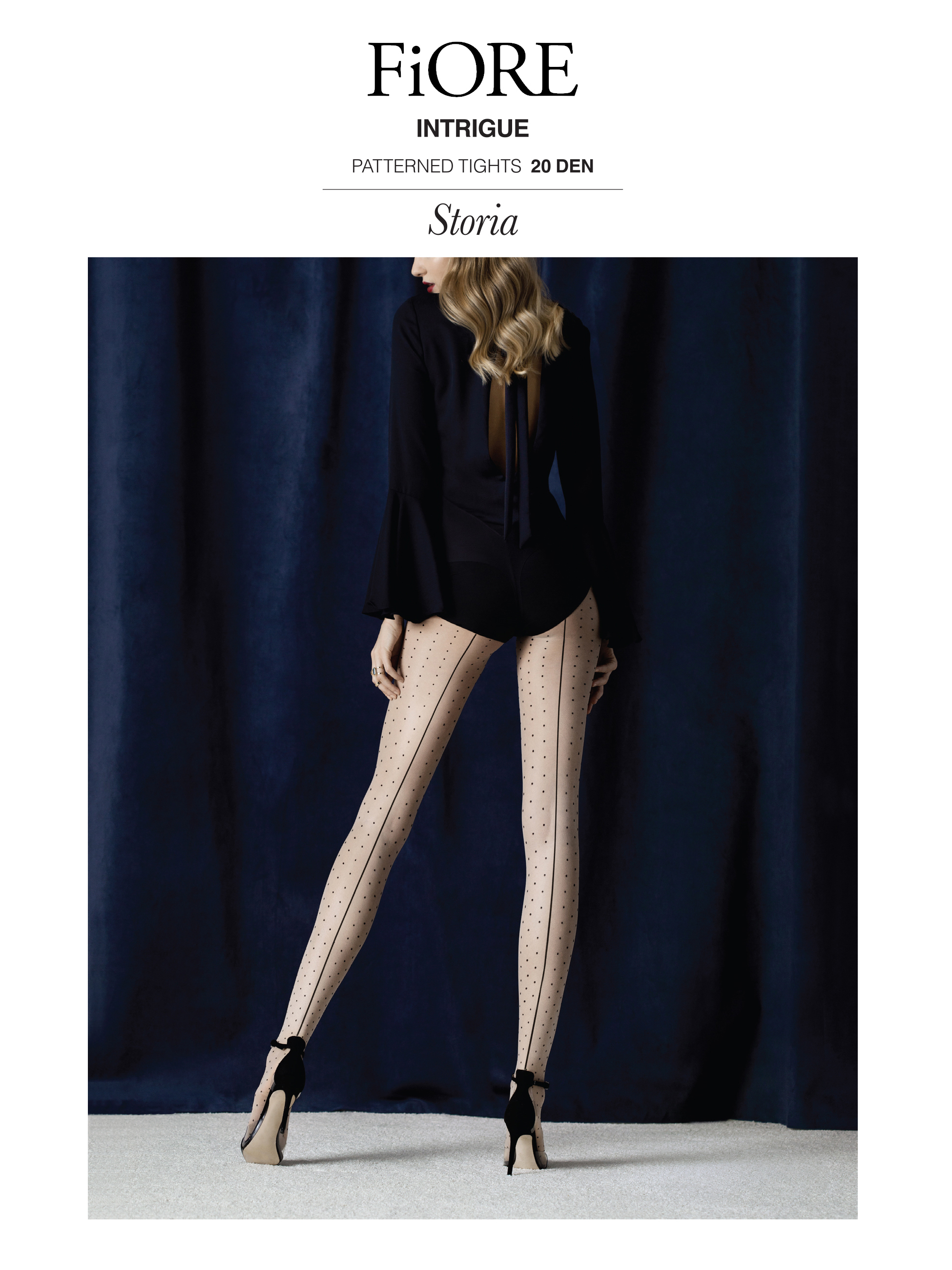 Fiore: Sexy Story Patterened Tights