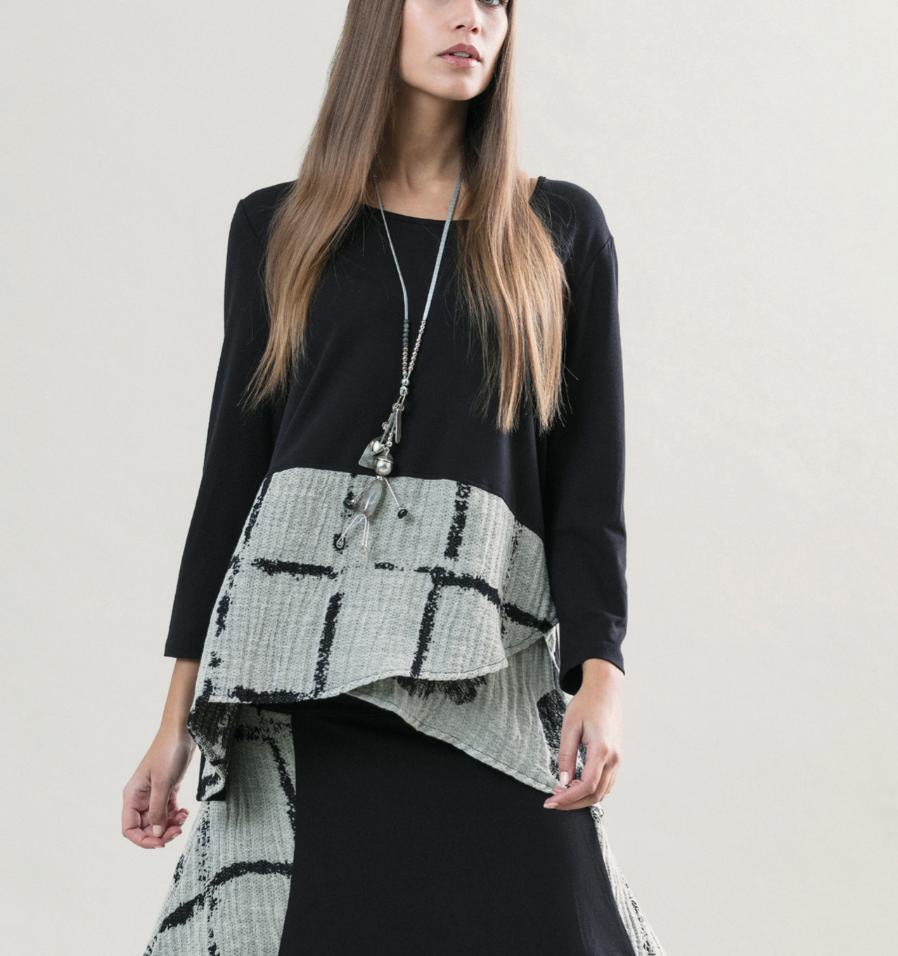 G!oze France: Bubble Rhapsody Asymmetrical Tunic (3 Left!) G_CESAR