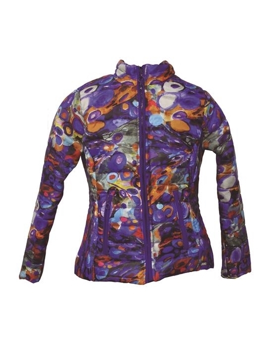 Maloka: Magic Cube Abstract Art Jacket (Blue Purple, 1 Left!) MK_PELI_PURPLE