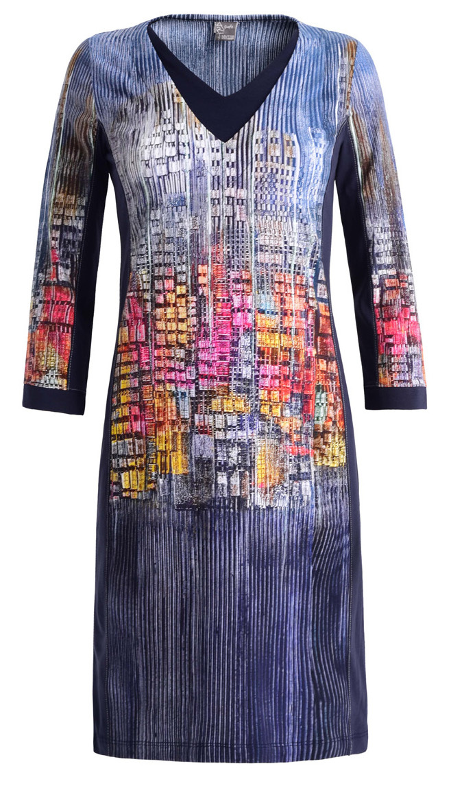 Simply Art Dolcezza: Papillons Of The Night Abstract Art Dress (1 Left!) Dolcezza_SimplyArt_59733_N