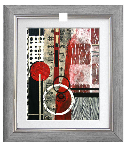 Simply Art Dolcezza: Pretty In Red Extraordinary Abstract Art Top SOLD OUT