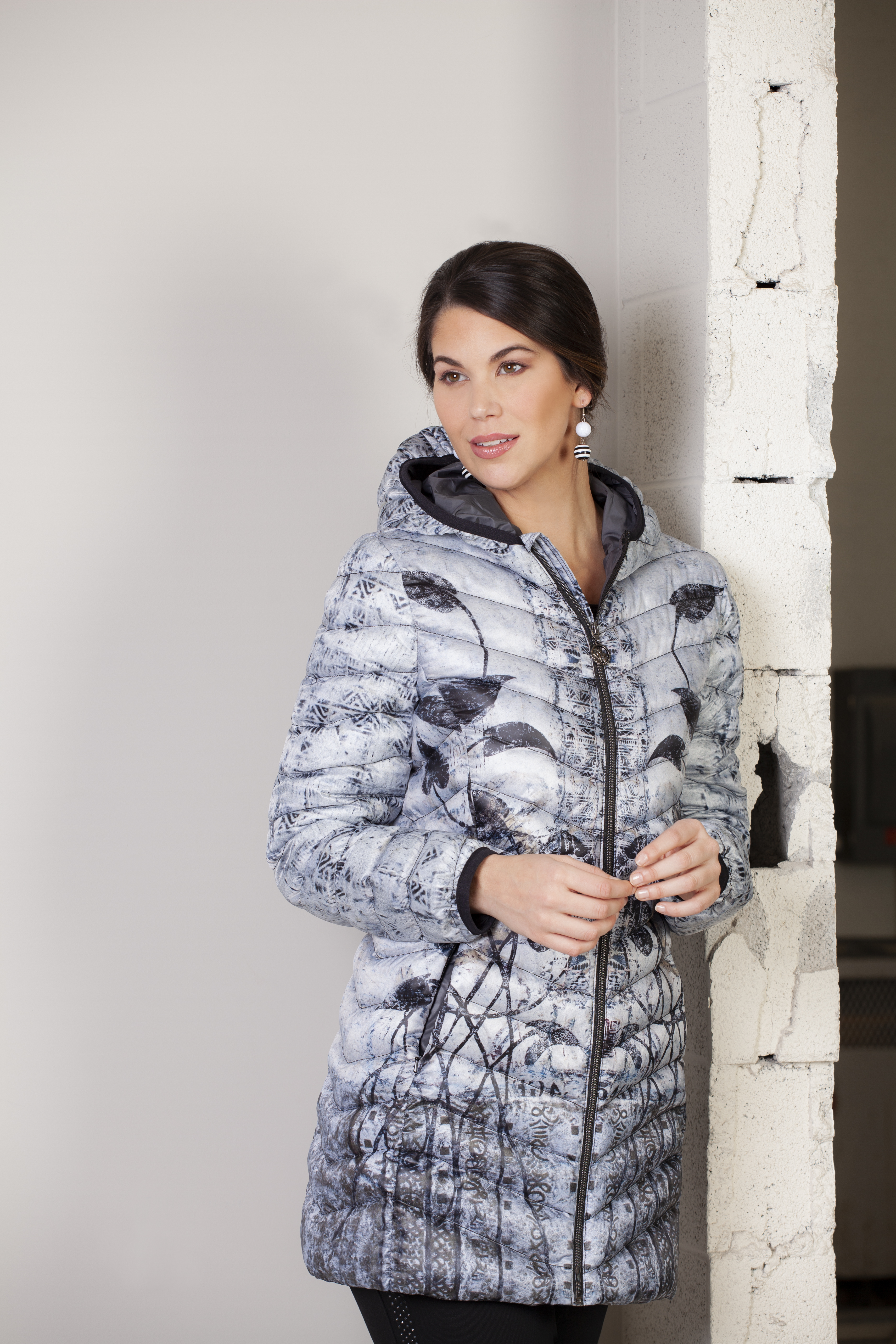 Simply Art Dolcezza: Random Acts Of Petal Beauty Abstract Art Puffer Coat SOLD OUT Dolcezza_SimplyArt_59840_N