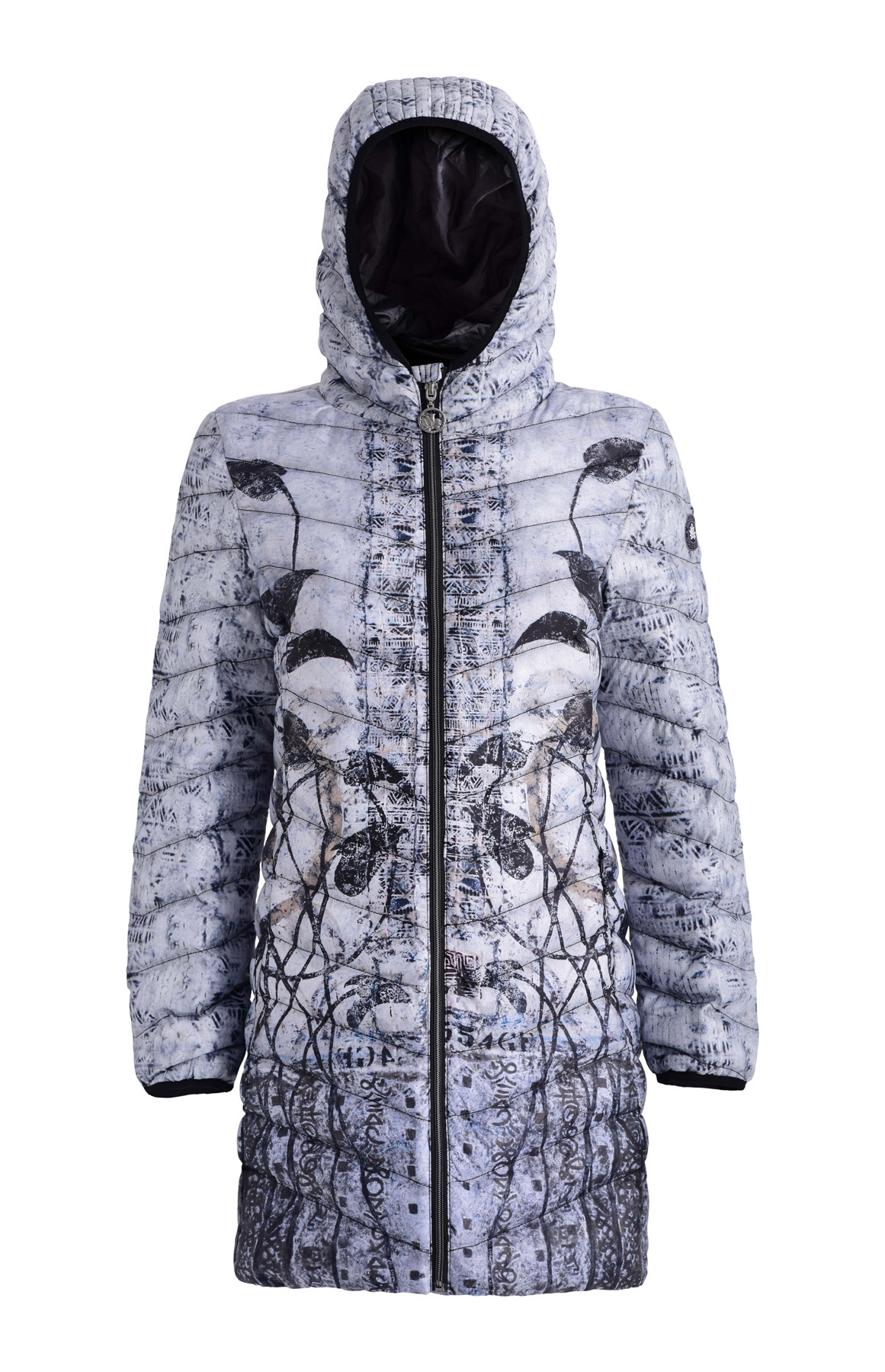 Simply Art Dolcezza: Random Acts Of Petal Beauty Abstract Art Puffer Coat SOLD OUT