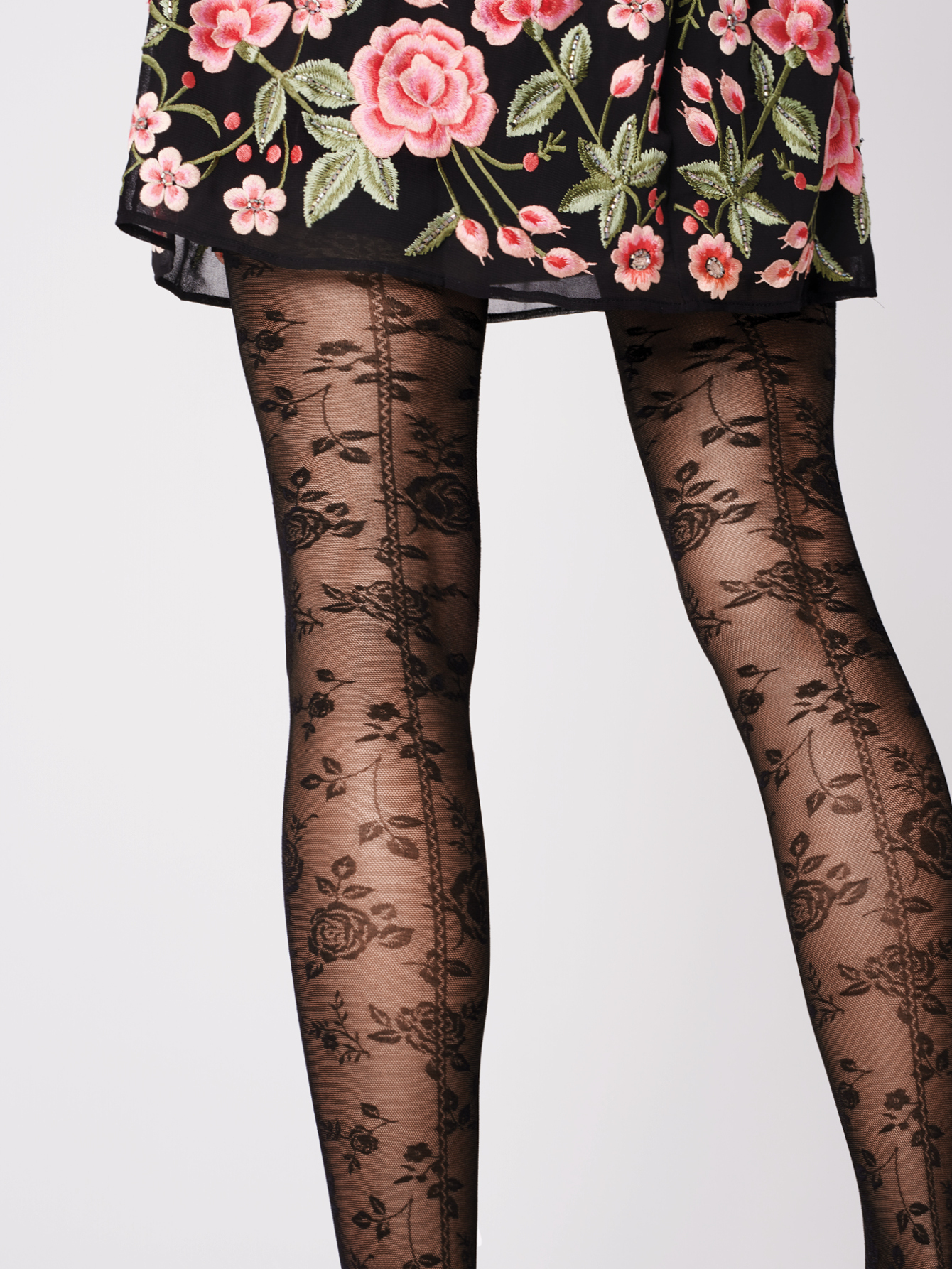 Fiore: Floristic Art Frida T-band Tights