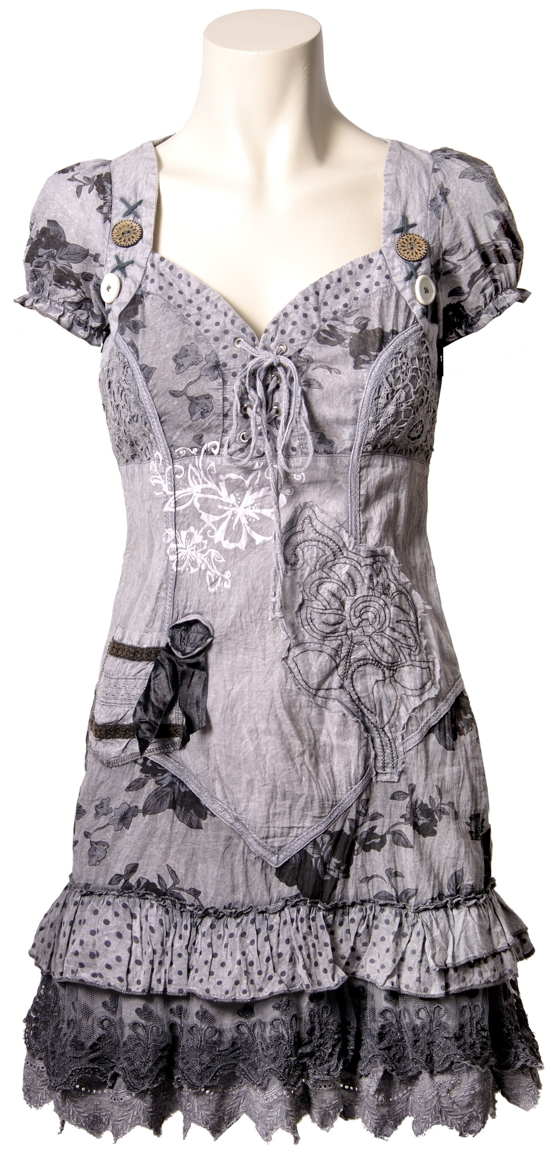 Savage Culture: Taste Me Tiffany Crinkled Cotton Dress (1 Left!)