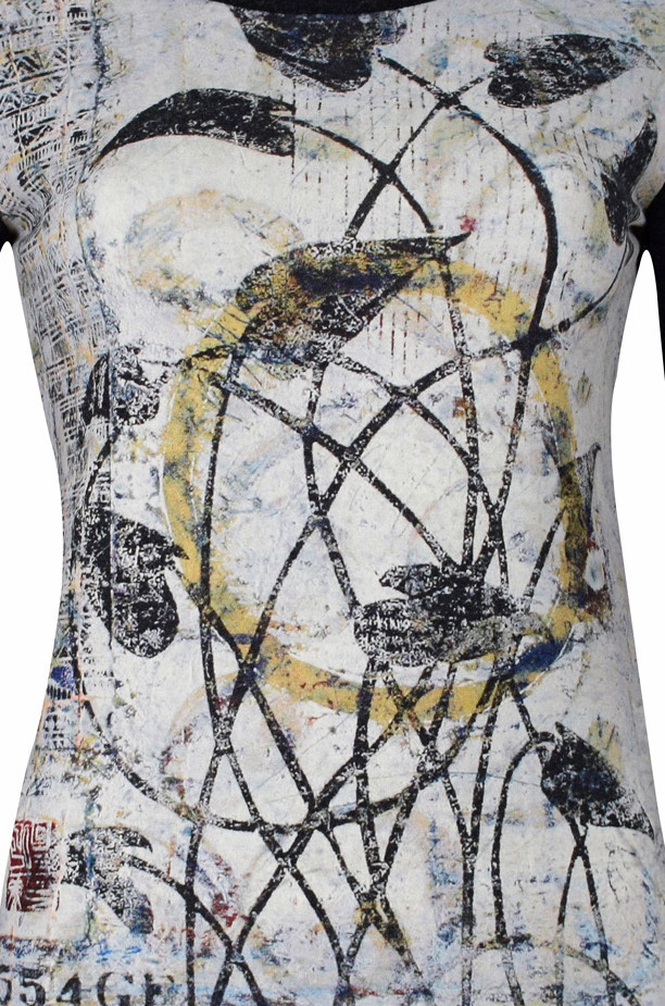 Simply Art Dolcezza: Random Acts Of Petal Beauty Abstract Art Tunic (1 Left!)
