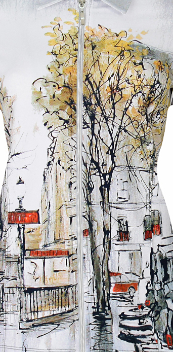 Simply Art Dolcezza: Splendid Parisian Life Zip Jacket