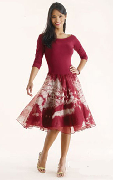 Luna Luz: Enchanting Silk Organza Tied & Dyed Short Dress (Few Colors Left, All Ship Immed!)
