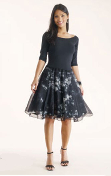 Luna Luz: Enchanting Silk Organza Tied & Dyed Short Dress (Few Colors Left, All Ship Immed!)