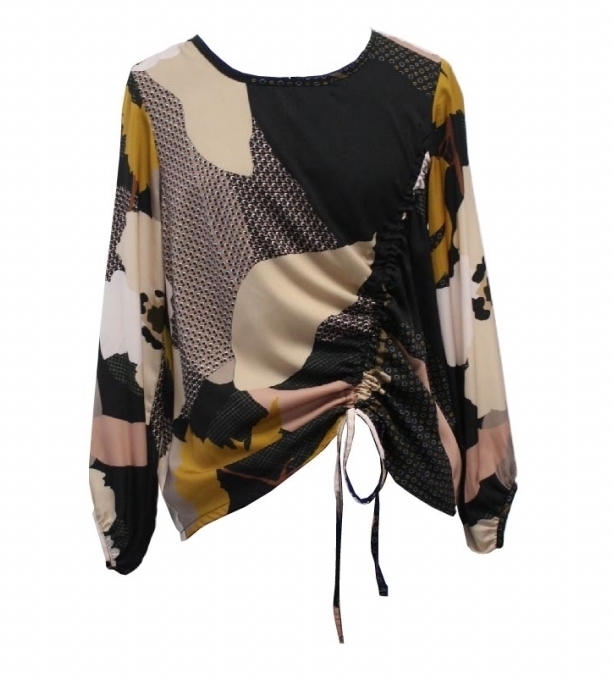 Maloka: My Favorite Flower Ruched Tunic (Few Left!) MK_ELZA_N