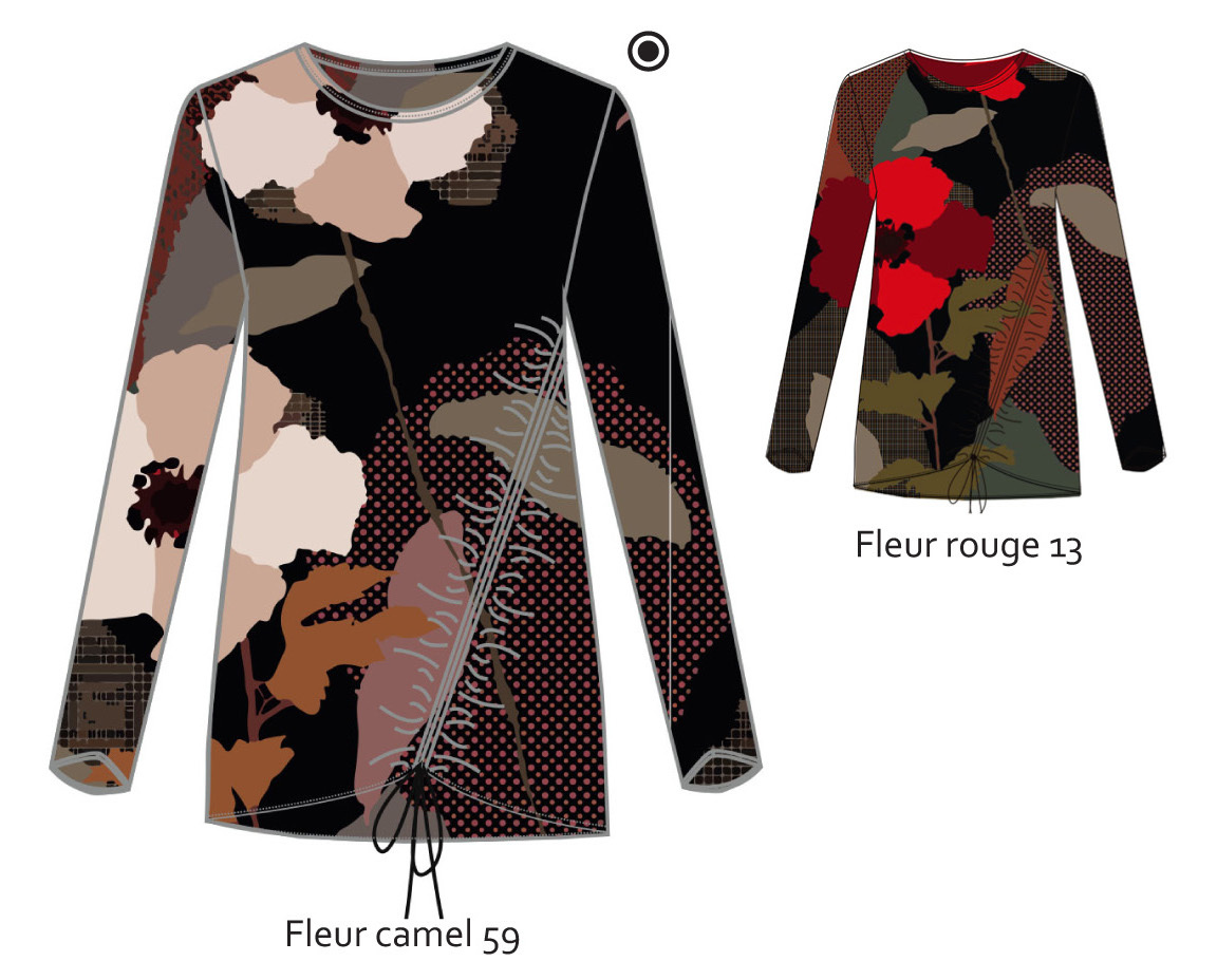 Maloka: My Favorite Flower Ruched Tunic (Few Left!)