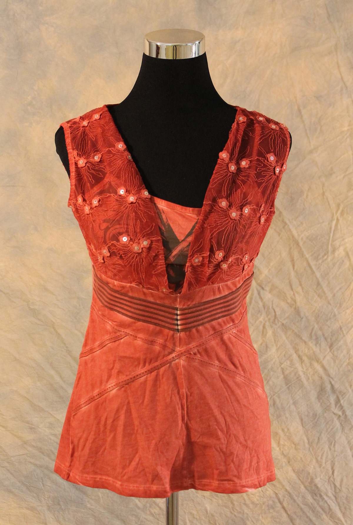 Angels Never Die Sleeveless Lace Top AND_9079