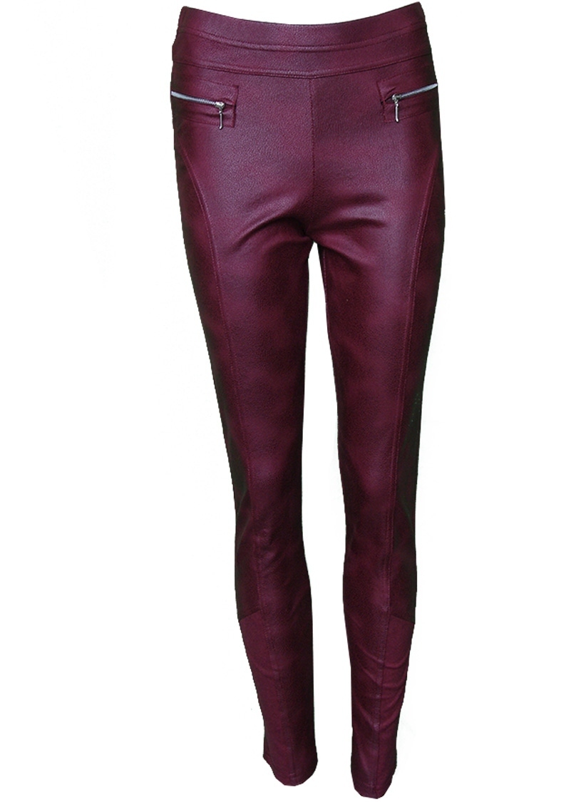 Double Jeu Paris: Bad Boy Bordeaux Tregging (Suede Feel, Colors Vary)